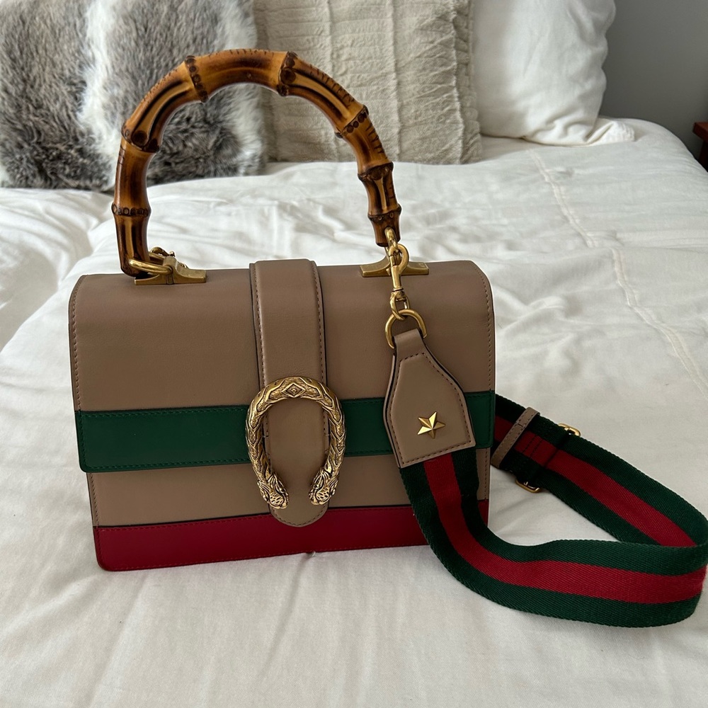 Gucci dionysis bamboo top handle bag